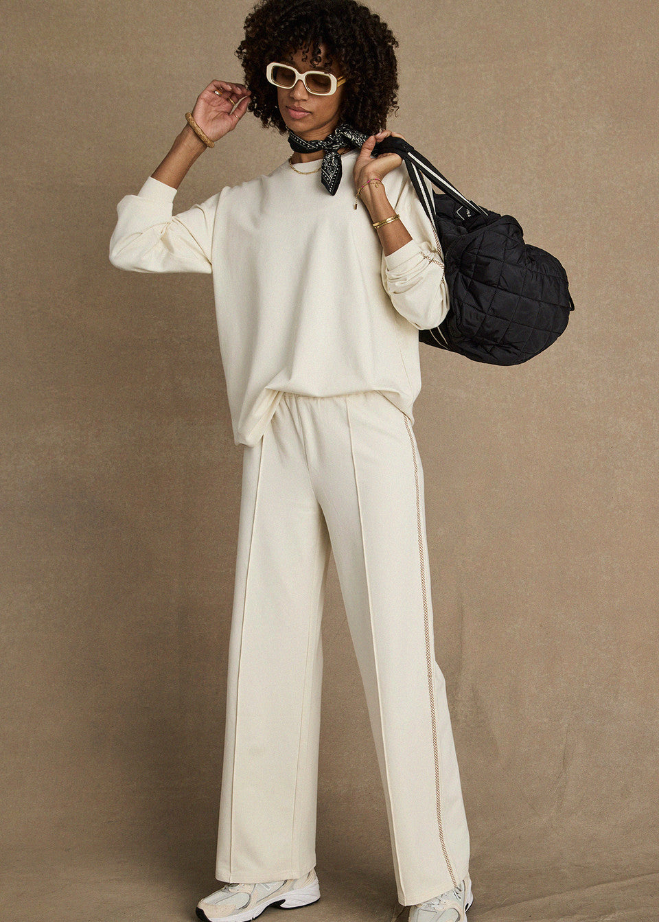 The Upside HAMSA SUNDAY LONG SLEEVE CREME