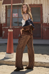 The Upside Javan Juliet Pant - Leopard
