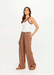 The Upside Javan Juliet Pant - Leopard