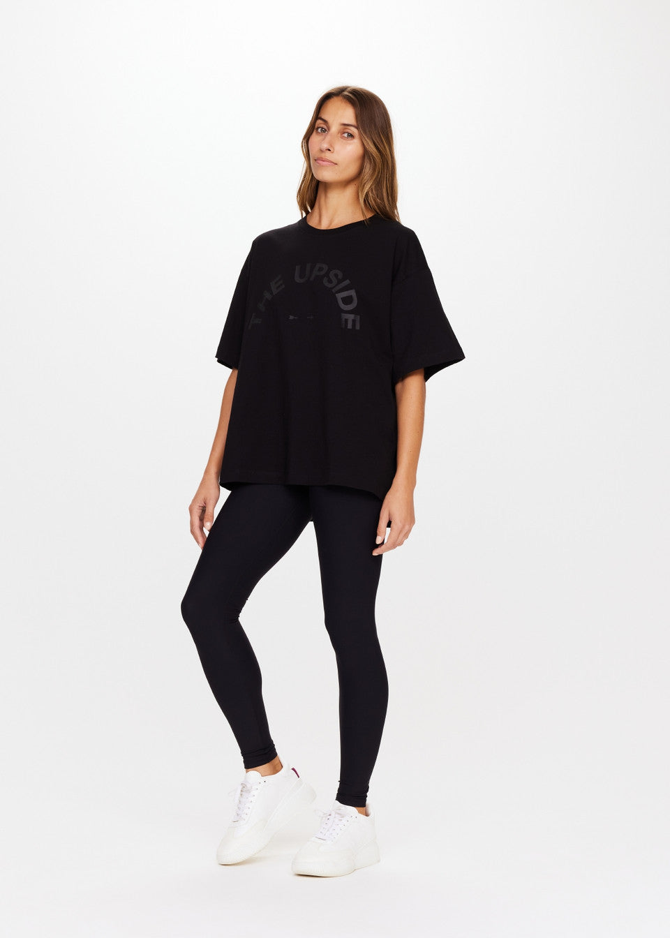 The Upside LAURA TEE in Black