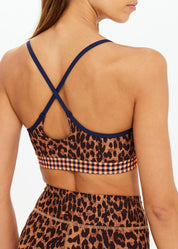 The Upside | MALAWI BADU CROSSBACK BRA LEOPARD