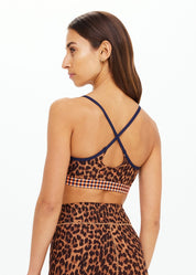 The Upside | MALAWI BADU CROSSBACK BRA LEOPARD