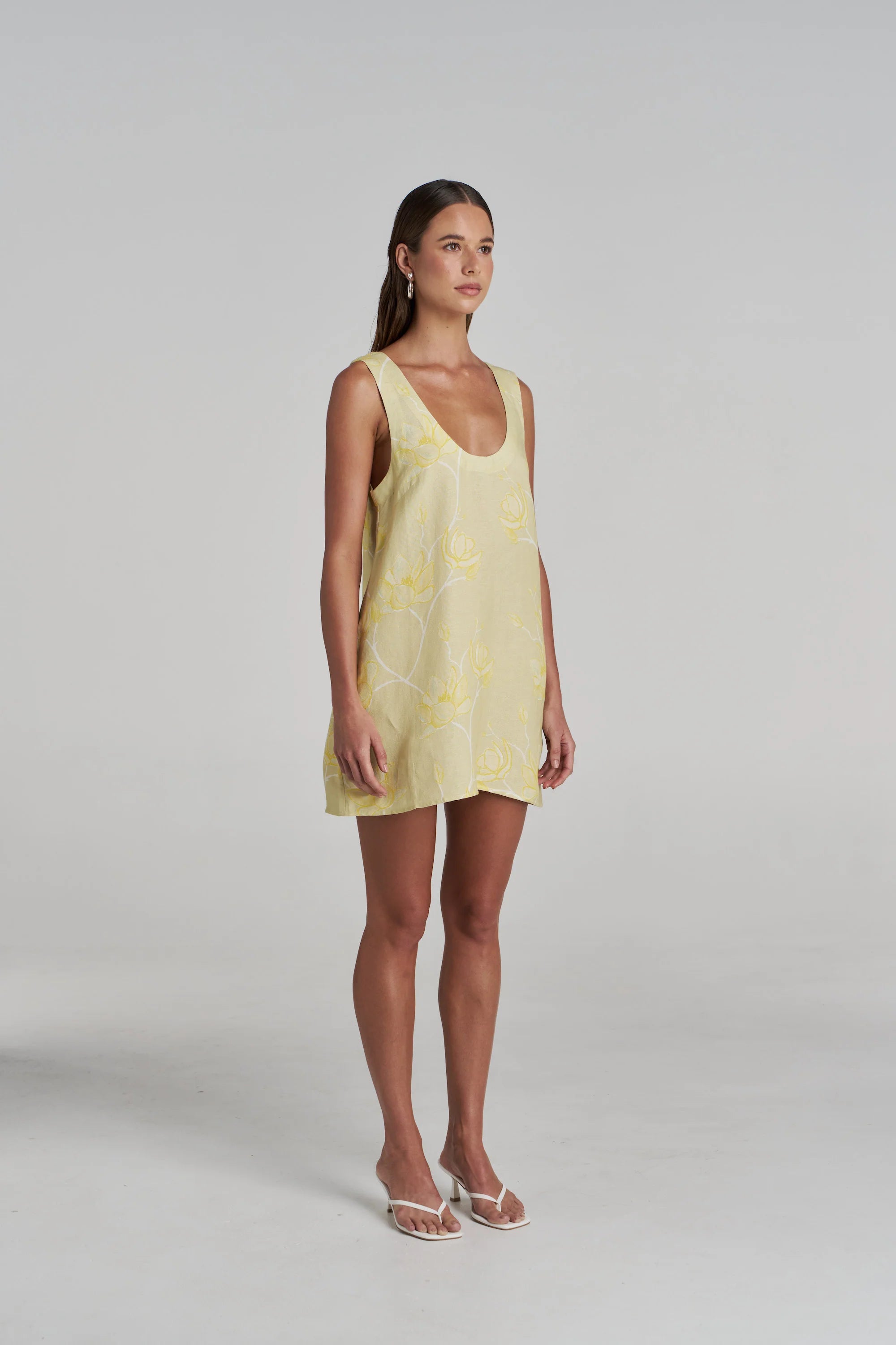 Summi Summi Flora Mini Dress - Magnolia