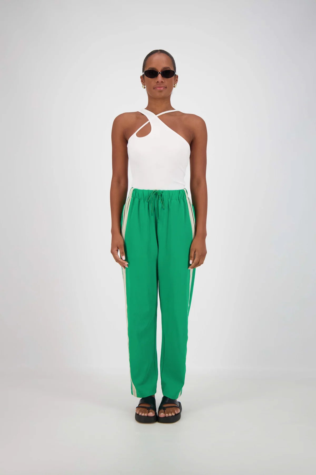 Panarea Trackpant Green - Jasmine Alexa