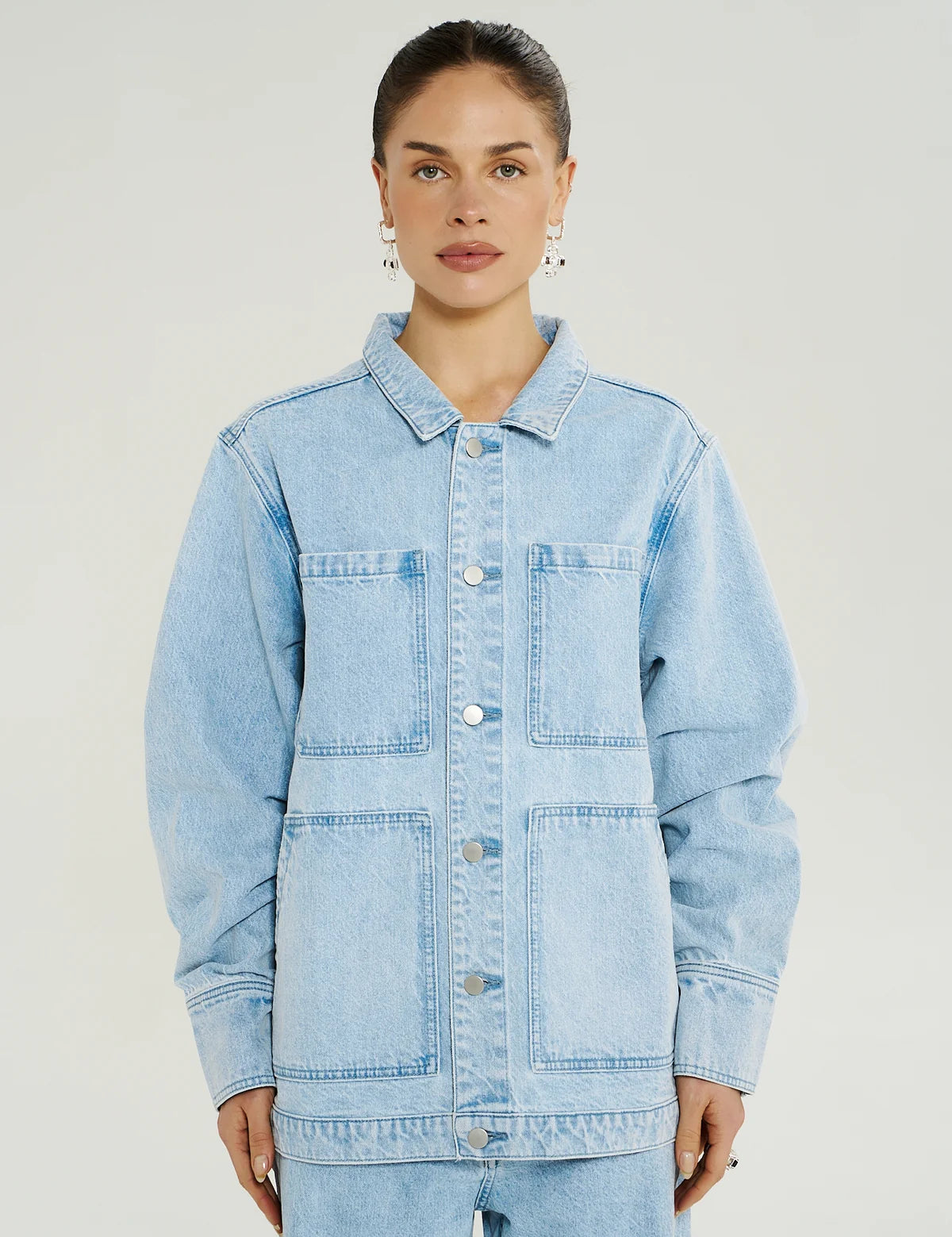 Summi Summi La Vie Denim Jacket Icel Denim women's designer jacket