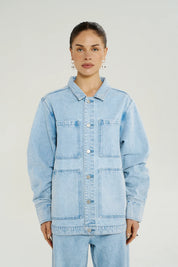 Summi Summi La Vie Denim Jacket Icel Denim women's designer jacket