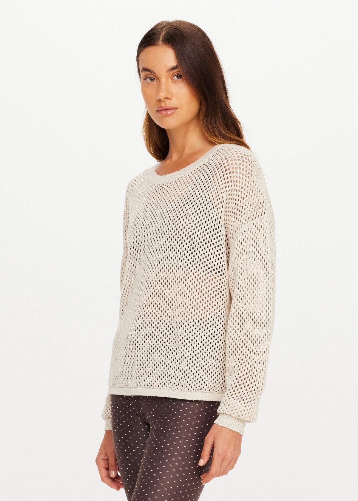 The Upside Sebastian Knit Crew – Cream