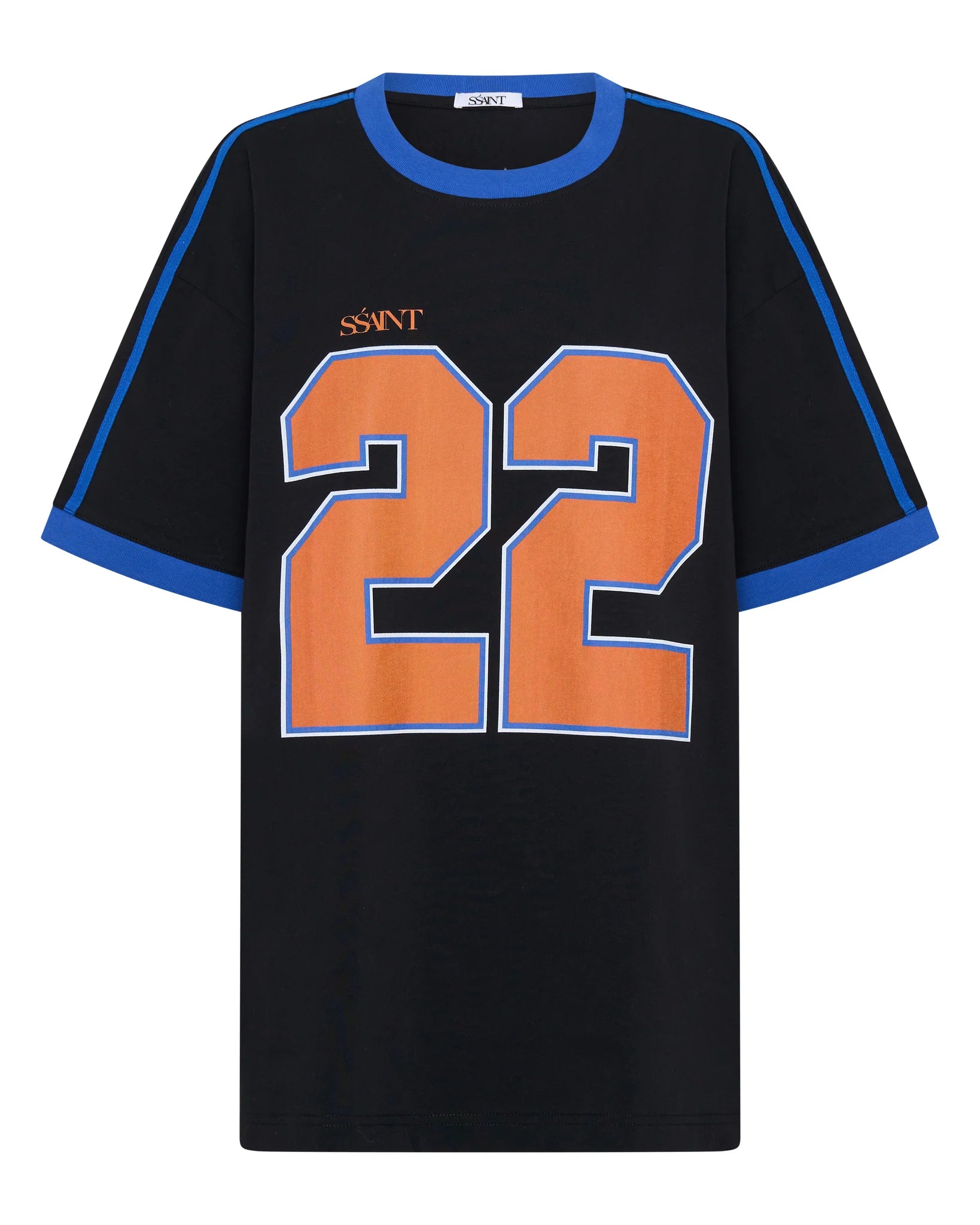 SSAINT Kids Twenty Two Tee —  Black/Orange