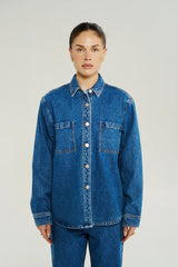 Summi Summi Shacket – Bleu Denim