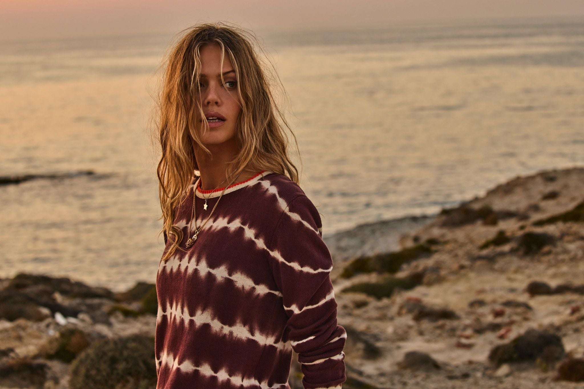 The Upside | AMANA LONG SLEEVE KNIT TIE DYE