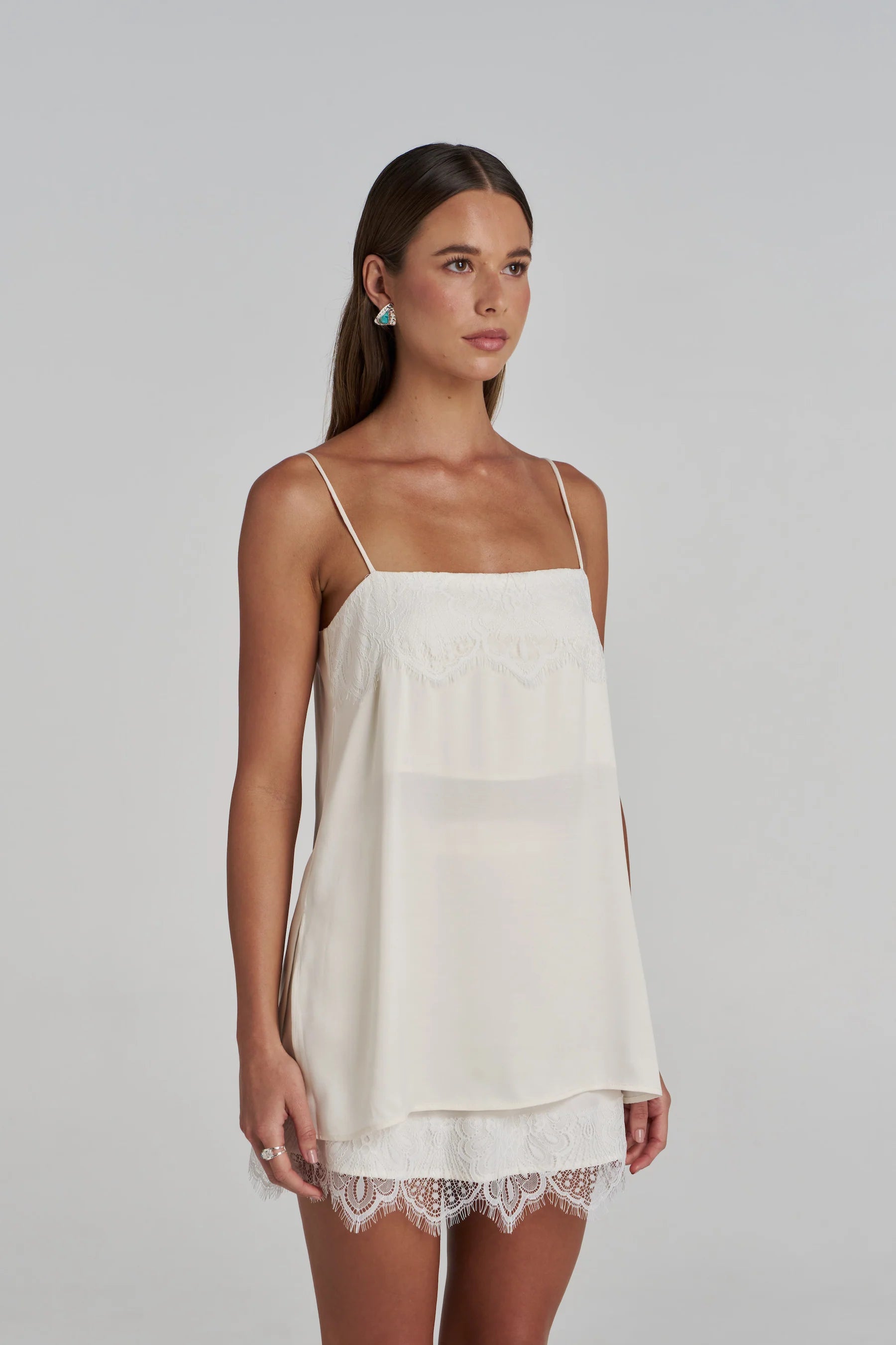 Summi Summi Florence Shift Top - White