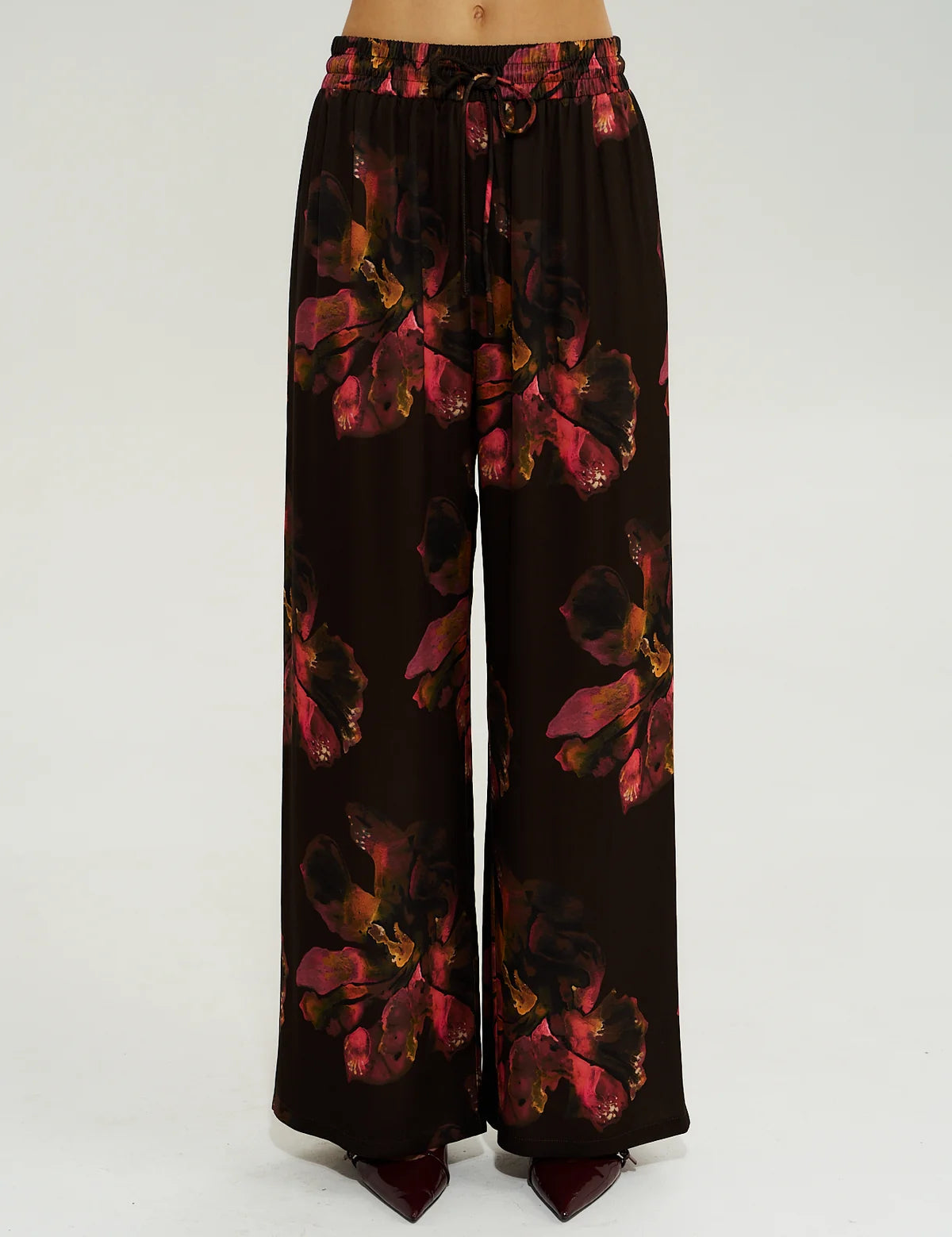 Summi Summi Chocolat Petals wide leg pants La Vie collection