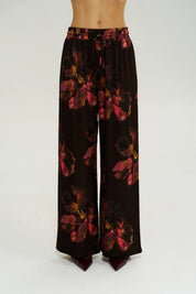 Summi Summi Chocolat Petals wide leg pants La Vie collection